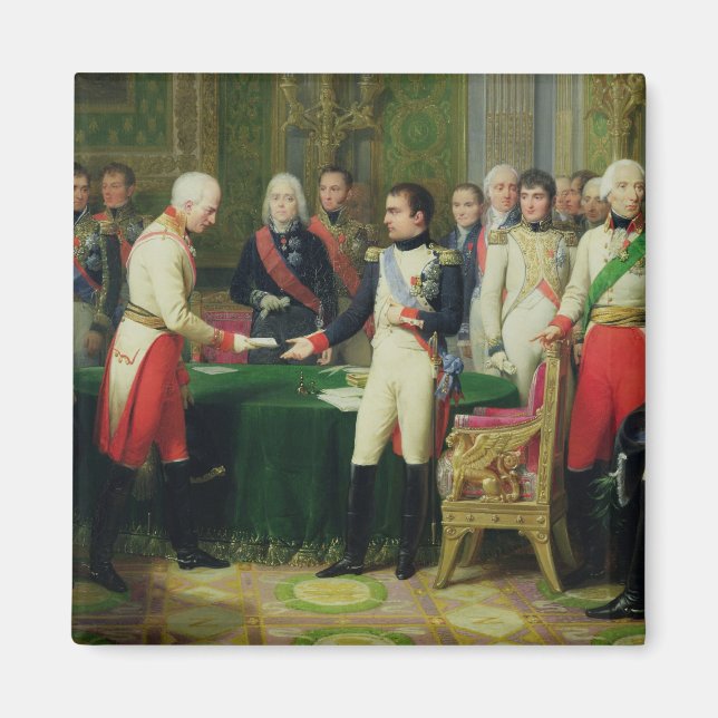 Napoleon I Empfang von Baron Vincent Magnet (Vorne)