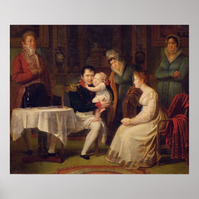 Napoleon I. Marie Louise und der König von Rom Poster (Vorne)