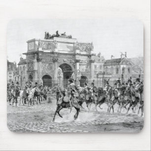 Napoleon I seine Truppen wiederholend Mousepad