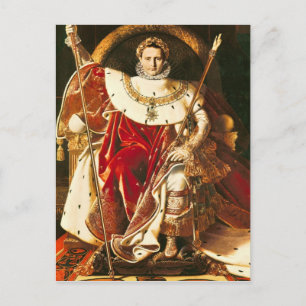 Napoleon I. über den Kaiserlichen Thron, 1806 Postkarte