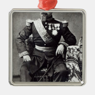 Napoleon III, 1860-70 Silbernes Ornament