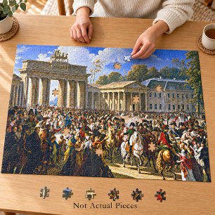 Napoleon in Berlin bei Brandenburger Tor 20x30 Puzzle