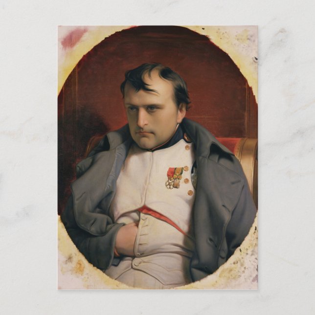 Napoleon in Fontainebleau, 1846 Postkarte (Vorderseite)
