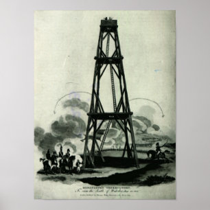 Napoleon in seinem Observatorium Poster