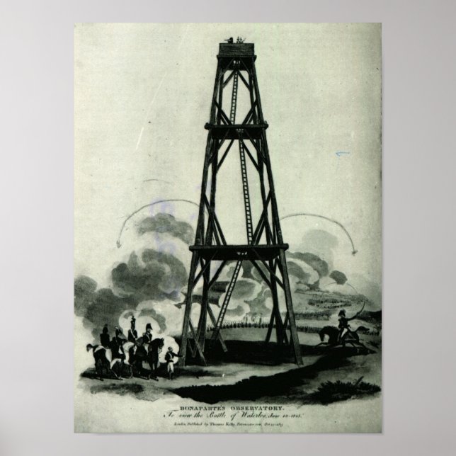 Napoleon in seinem Observatorium Poster (Vorne)