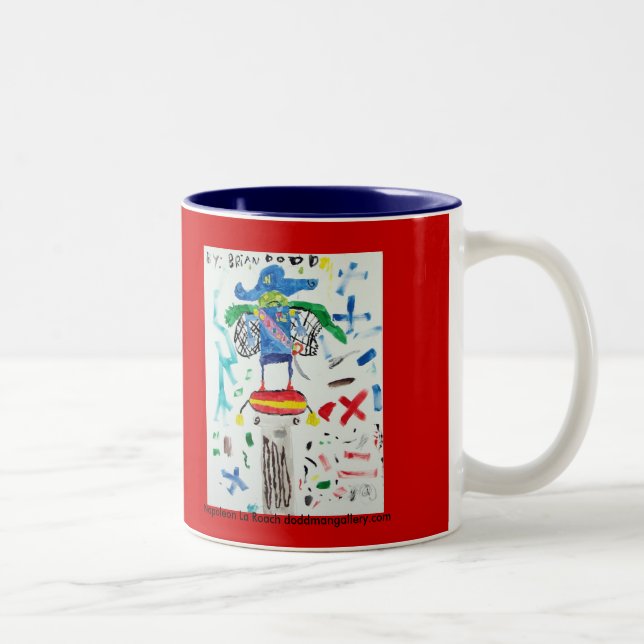 Napoleon-La-Hinterwelle-übergroße Tasse (Rechts)