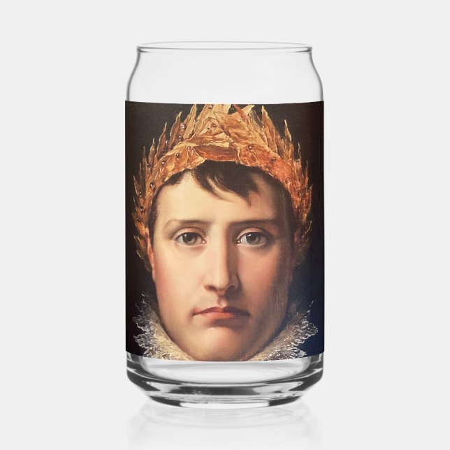 Napoleon Laurel-Wreath Crowned Hero Beer Can Dosenglas (Vorderseite)