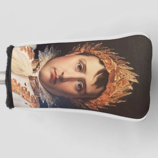 Napoleon Laurel-Wreath Crowned Hero Golf Headcover (Vorderseite)