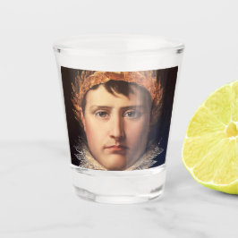Napoleon Laurel-Wreath Crowned Hero Shot Glass Schnapsglas