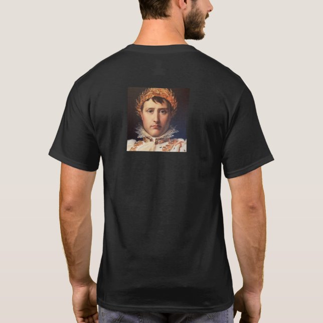 Napoleon Laurel-Wreath Crowned Hero T-Shirt (Rückseite)
