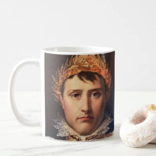 Napoleon Lorbeerkranz gekrönter Held Kaffeetasse