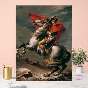 Napoleon mit Pferd, Schlacht am Sankt Bernhardpass Acrylschild