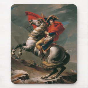 Napoleon mit Pferd, Schlacht am St. Bernard-Pass Mousepad