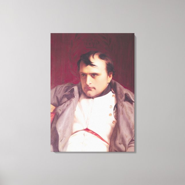 Napoleon nach seiner Abdankung Leinwanddruck (Vorderseite)