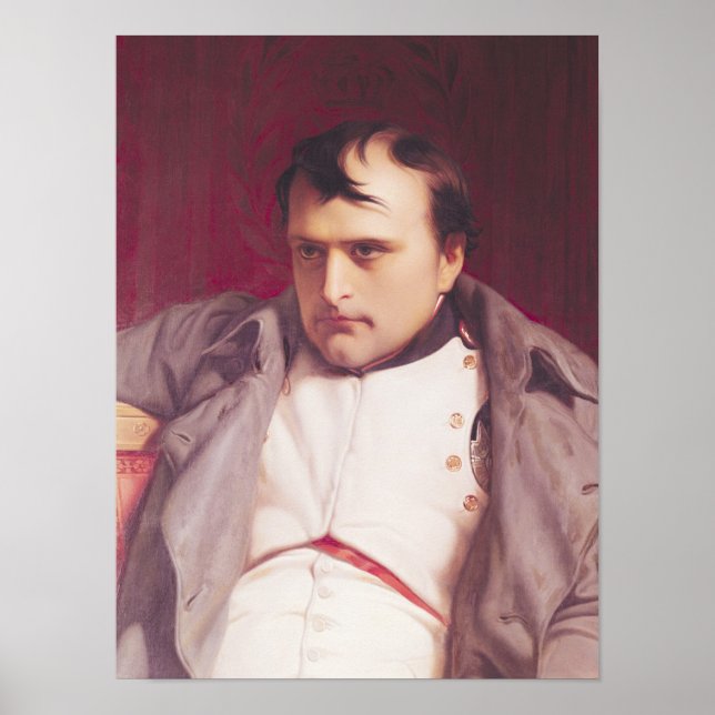 Napoleon nach seiner Abdankung Poster (Vorne)