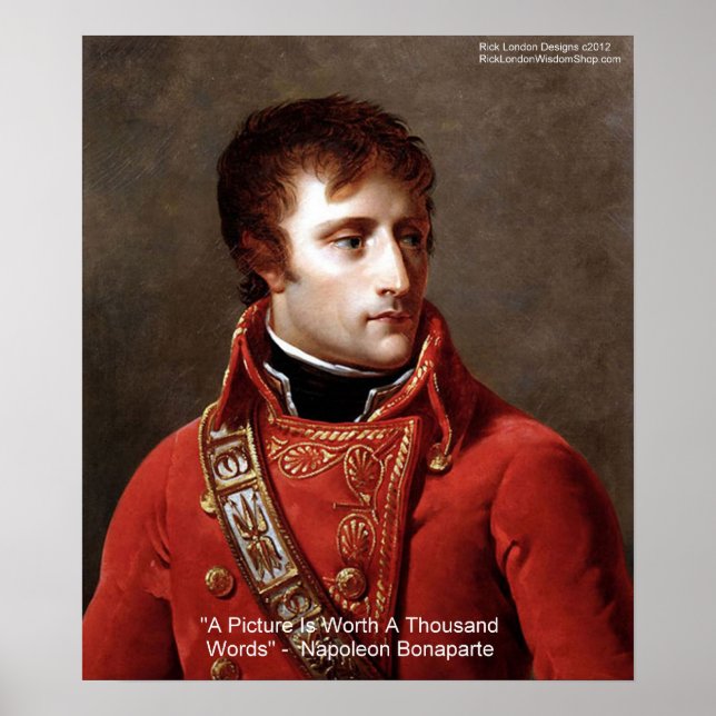 Napoleon "Picture Is Worth 1000 Words" Poster von  (Vorne)