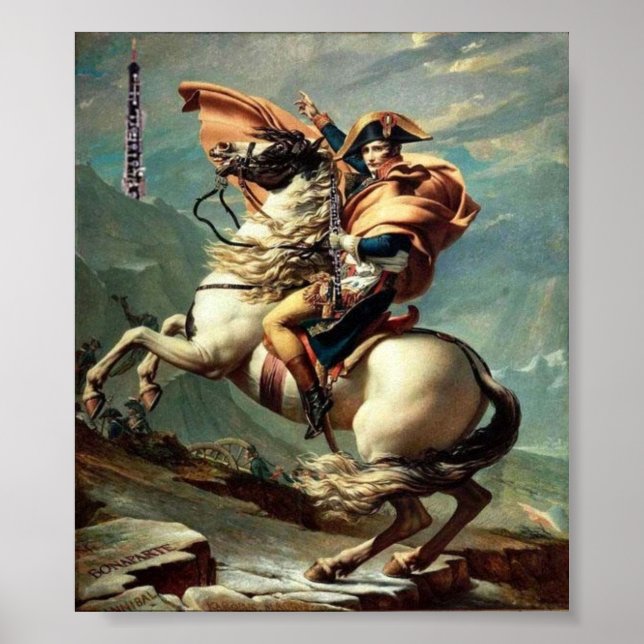 Napoleon Poster: Alpenüberquerung für eine Schildk Poster (Vorne)