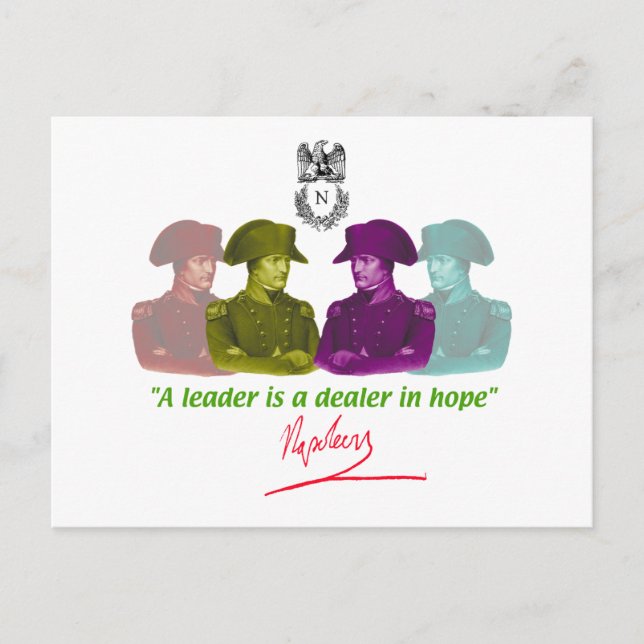 Napoleon Postkarte (Vorderseite)