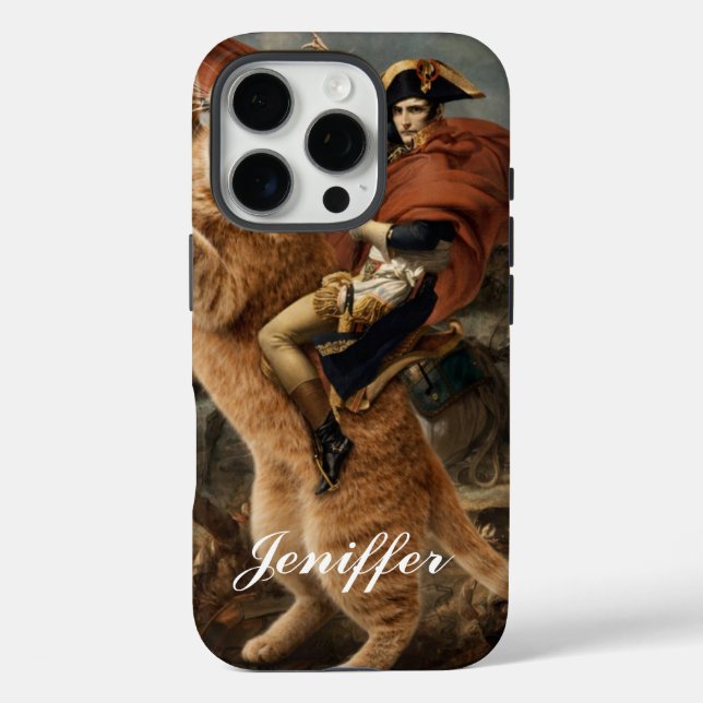 Napoleon reitet riesige Kampkatze                  Case-Mate iPhone Hülle (Rückseite)