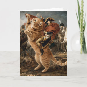 Napoleon reitet riesige Kampkatze Karte