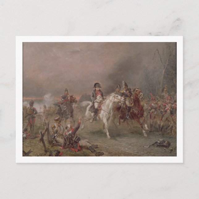 Napoleon’s Retreat (Öl/Canvas) Postkarte (Vorderseite)