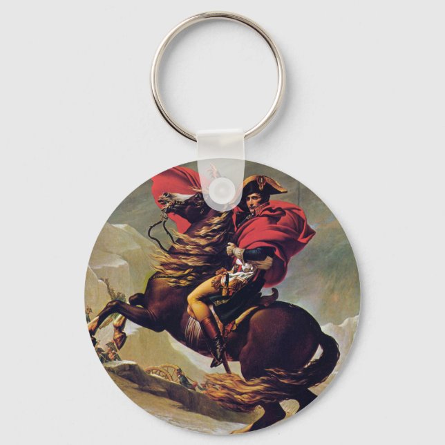 Napoleon über den Saint Bernard Schlüsselanhänger (Vorderseite)