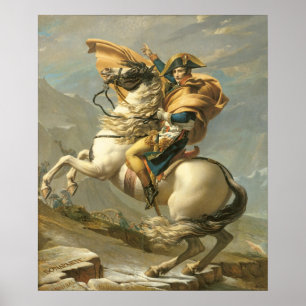 Napoleon über die Alpen am St. Bernard Poster