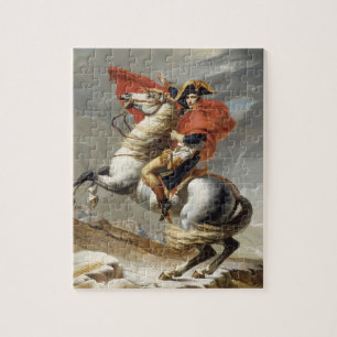 Napoleon über die Alpen - Jacques-Louis David Puzzle