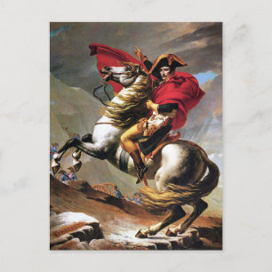 Napoleon über die Alpen Postkarte