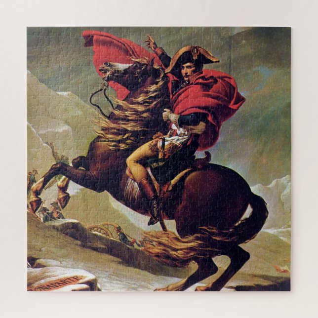 Napoleon über die Alpen Puzzle (Vertikal)