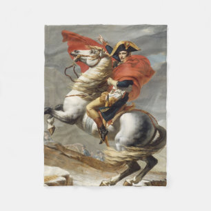 Napoleon über die Alpen von Jacques Louis David Fleecedecke