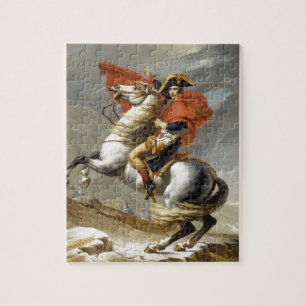 Napoleon über die Alpen von Jacques Louis David Puzzle
