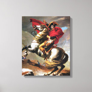 Napoleon überqueren die Alpen Canvas Print Leinwanddruck