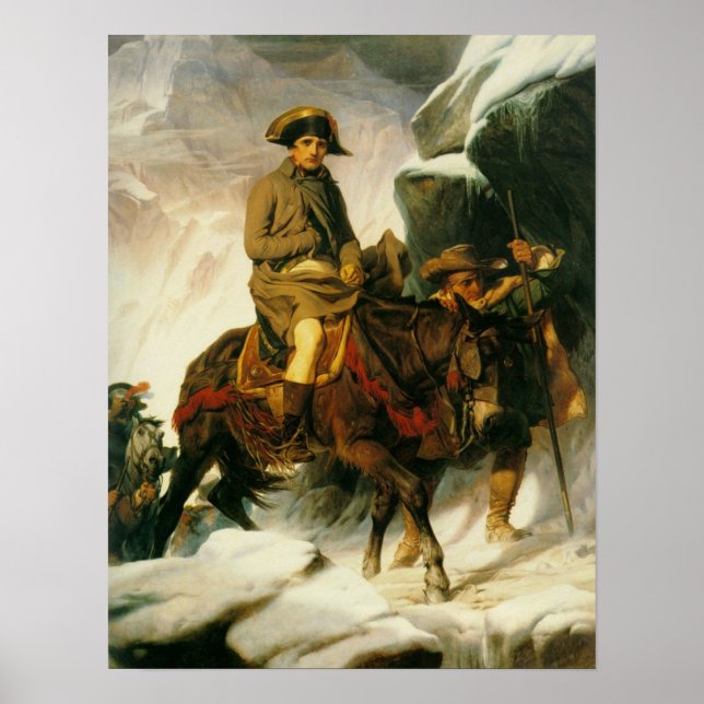 Napoleon überquert die Alpen Poster (Vorne)
