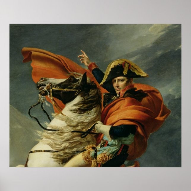 Napoleon überquert die Alpen Poster (Vorne)