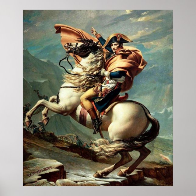 Napoleon überquert die Alpen Poster (Vorne)