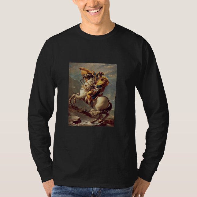 Napoleon überquert die Alpen T-Shirt (Vorderseite)