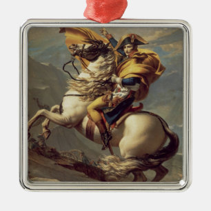 Napoleon überquert die Alpen (Version von 1801) Ornament Aus Metall