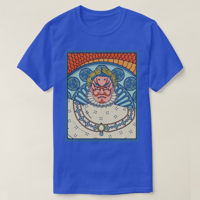 Napoleon und Maske T-Shirt (Design vorne)