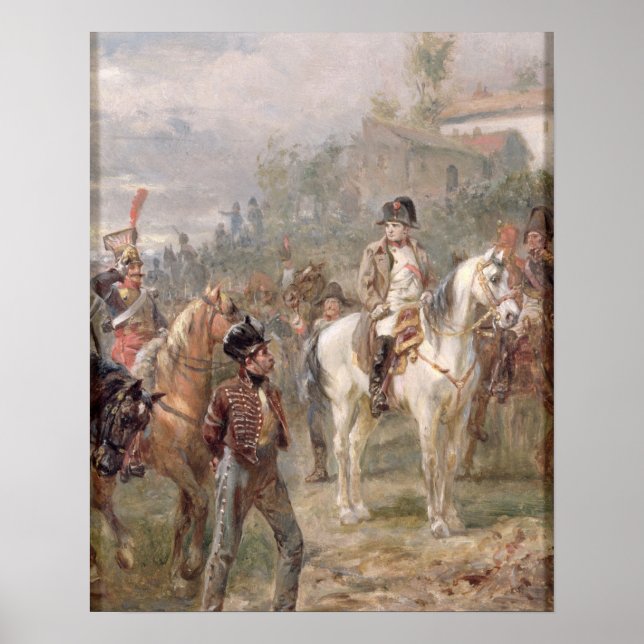 Napoleon und seine Truppen (Öl auf Tafel) (Paar 12 Poster (Vorne)