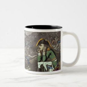 Napoleon und Skelett, 18. Zweifarbige Tasse