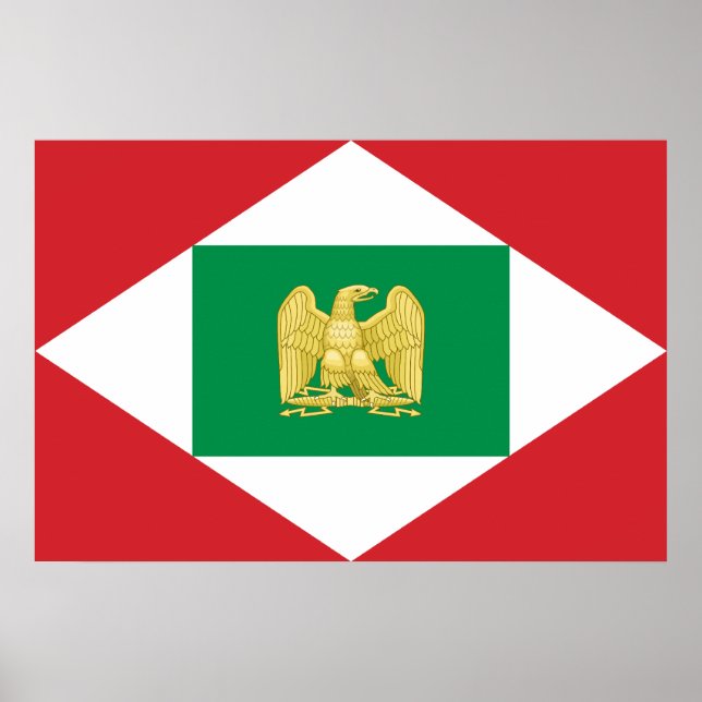 Napoleonisches Königreich Italien, italienische Fl Poster (Vorne)