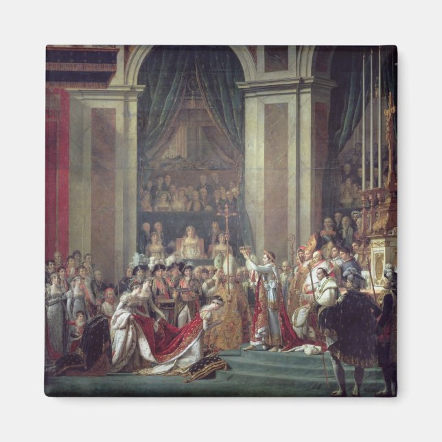 Napoleons Konsecration und Josephine Magnet (Vorne)