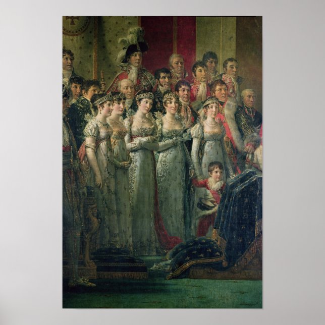 Napoleons Konsecration und Josephine Poster (Vorne)