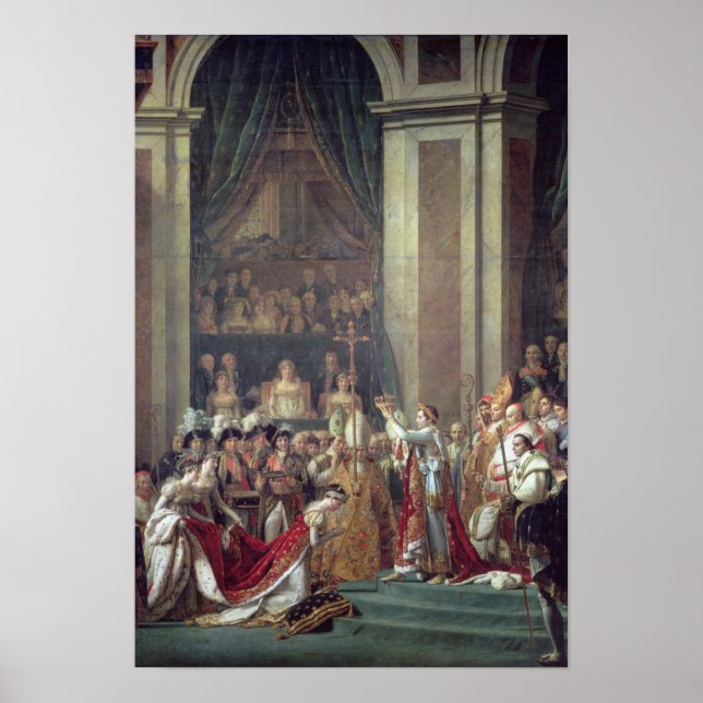 Napoleons Konsecration und Josephine Poster (Vorne)