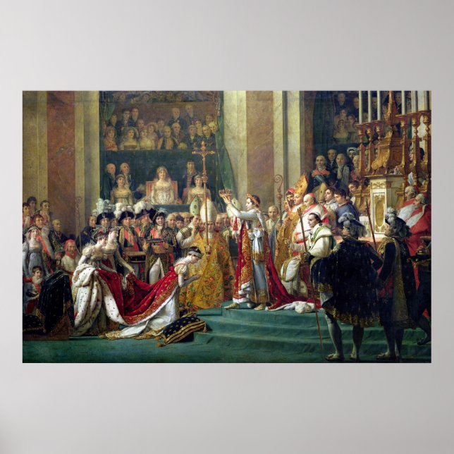 Napoleons Konsecration und Josephine Poster (Vorne)