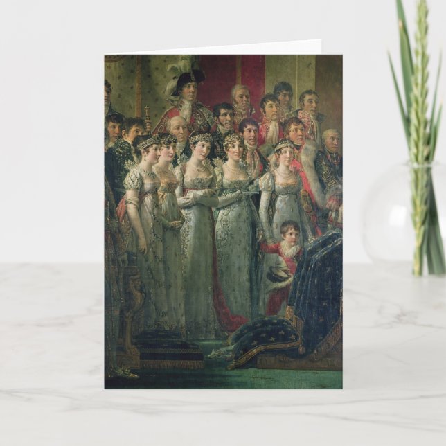 Napoleons Weihe und Josephines Karte (Vorderseite)