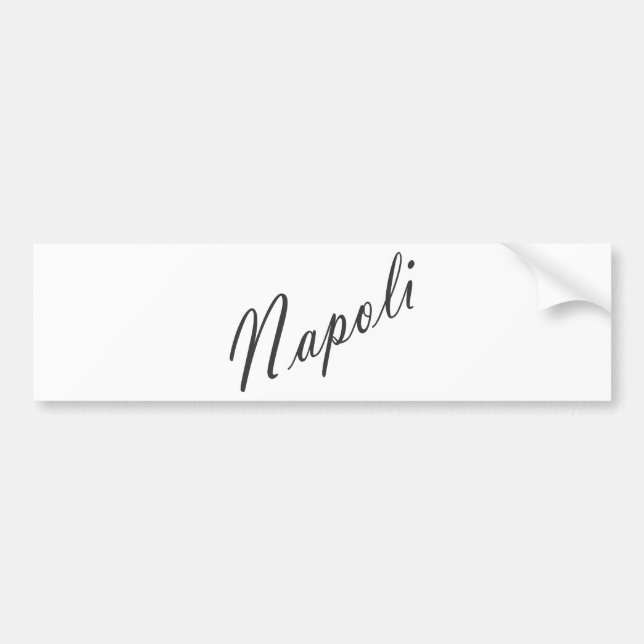 napoli autoaufkleber (Vorne)