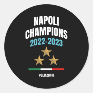 Napoli Champions 2022-2023 Runder Aufkleber