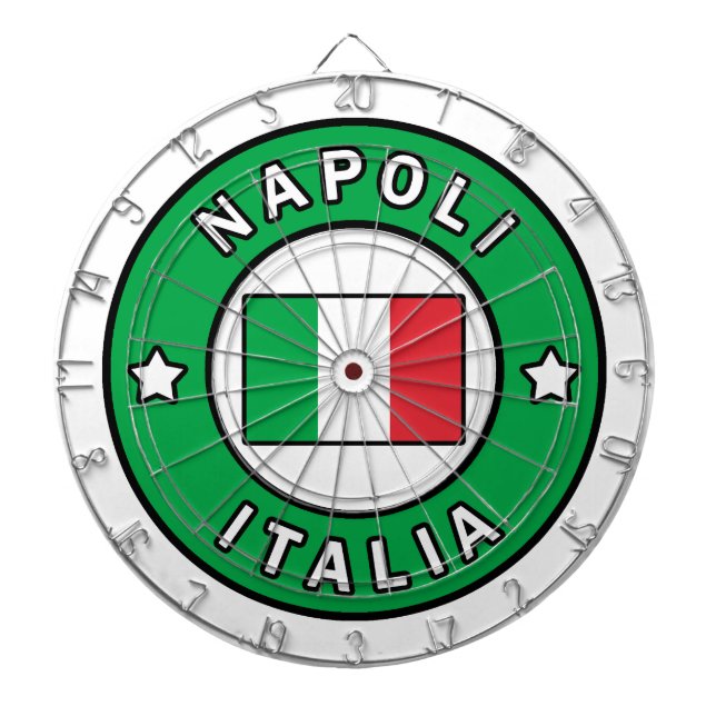 Napoli Italia Dartscheibe (vorne)